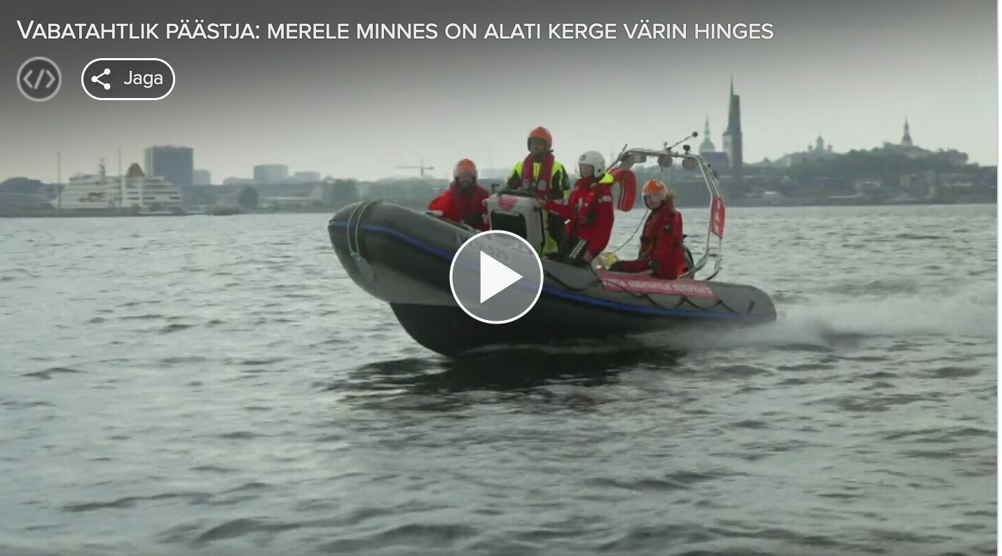 ERR 08.07.2024 Vabatahtlik päästja: merele minnes on alati kerge värin hinges